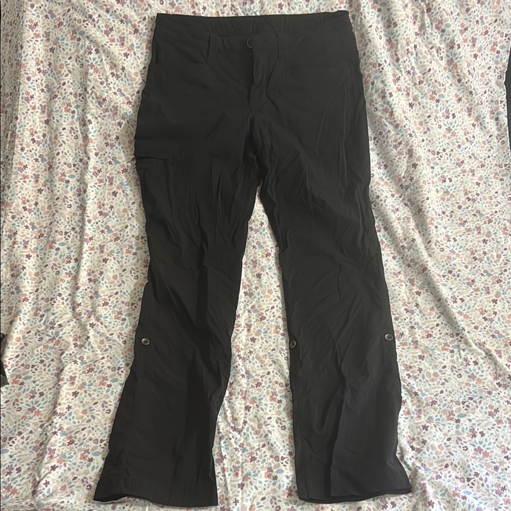 Eddie Bauer Black Convertible Hiking Pants